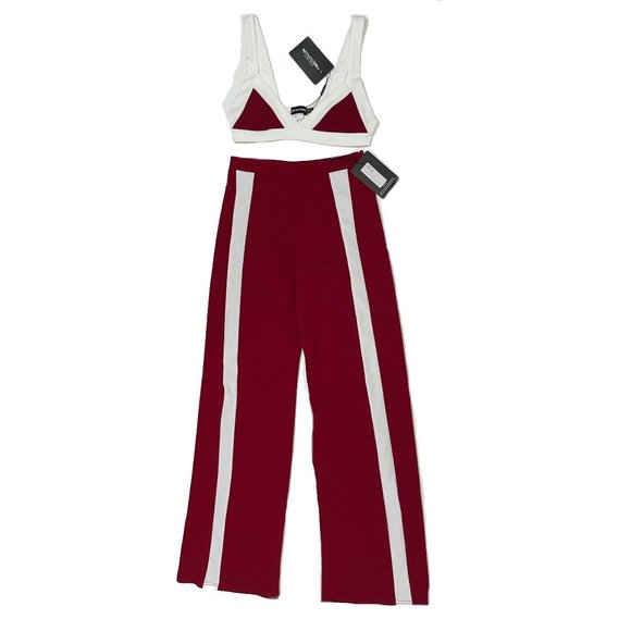 PrettyLittleThing Pants - NWT Pretty Little Thing Pants + Bralette Size 8